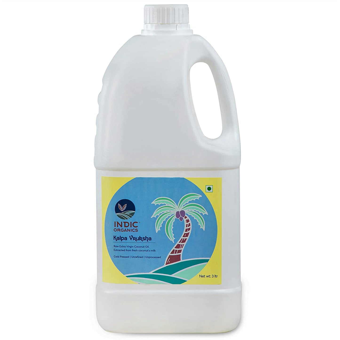 Indic Organics Raw Extra Virgin Coconut Oil
