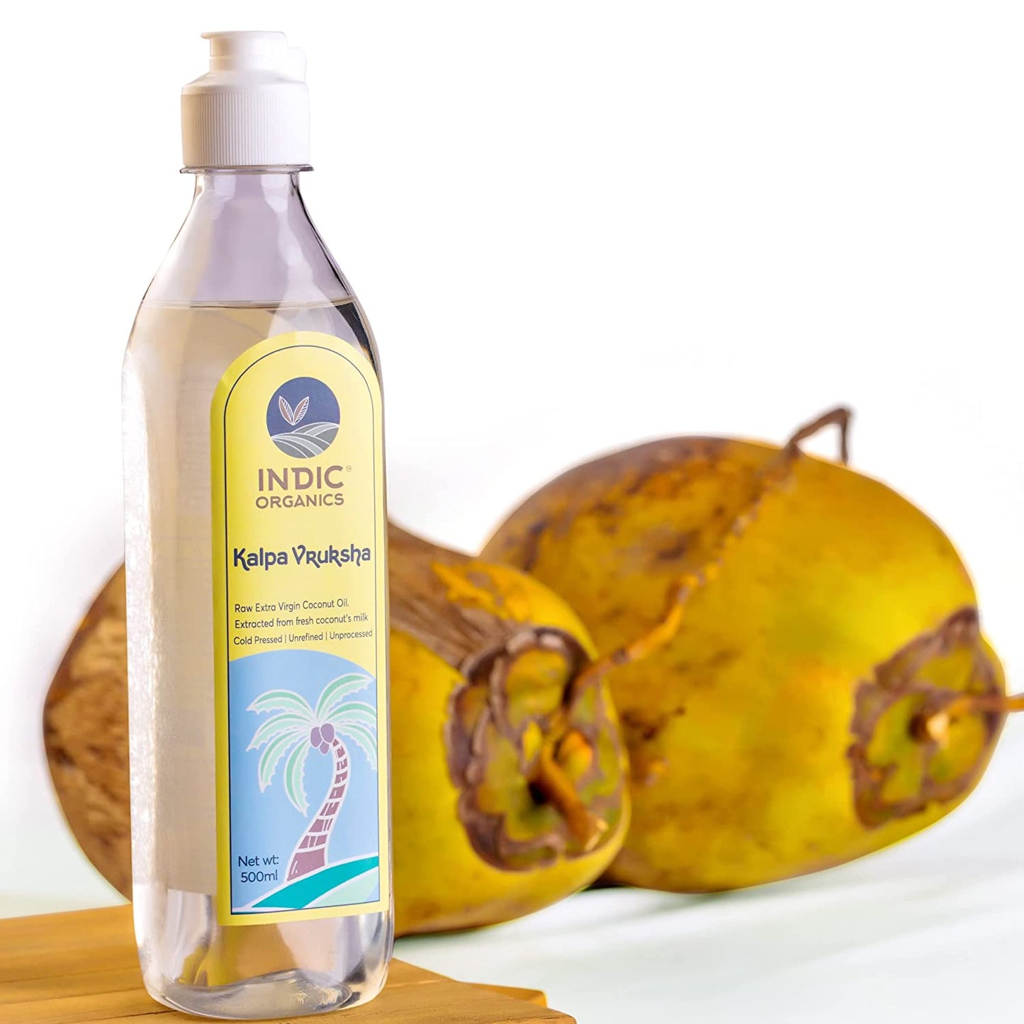 Indic Organics Raw Extra Virgin Coconut Oil