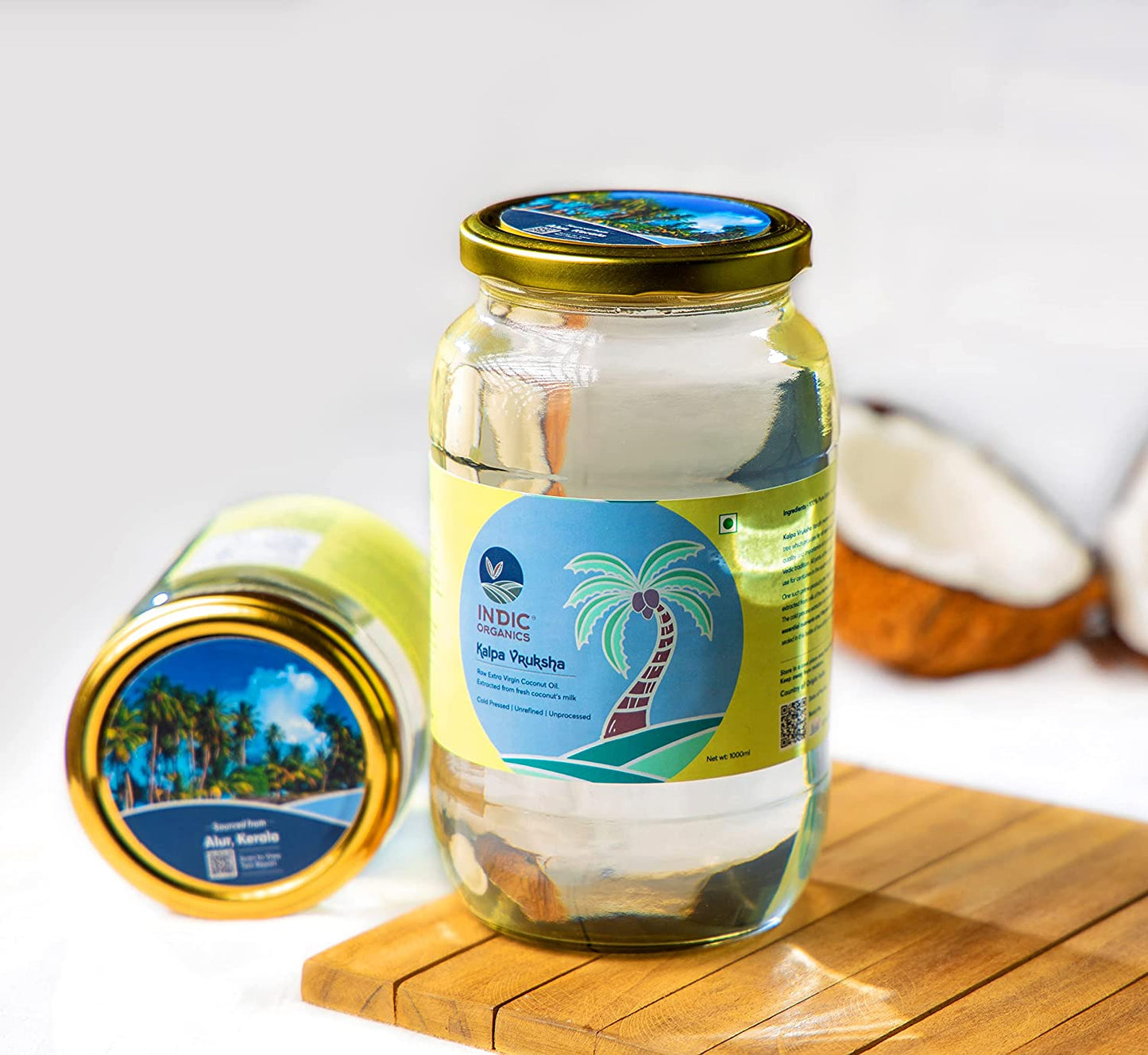 Indic Organics Raw Extra Virgin Coconut Oil