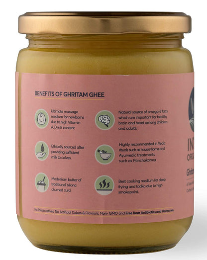 Indic Organics Ghritam Vedic A2 Gir Ghee