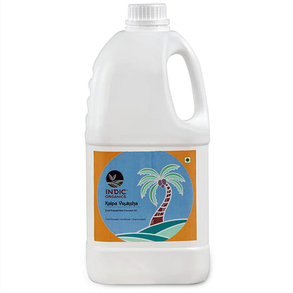 Indic Organics Cold Pressed Coconut Oil for Daily Cooking