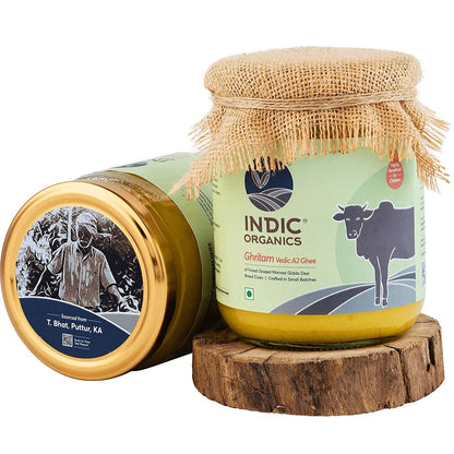 Indic Organics Ghritam Vedic Malnad Gidda A2 Ghee