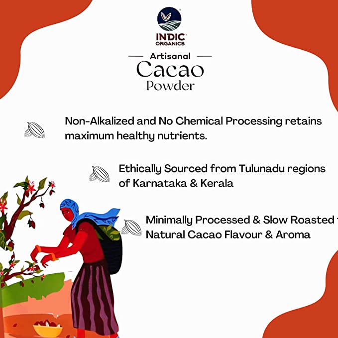 Indic Organics Artisanal Cacao Powder