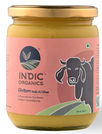 Indic Organics Ghritam Vedic A2 Gir Ghee