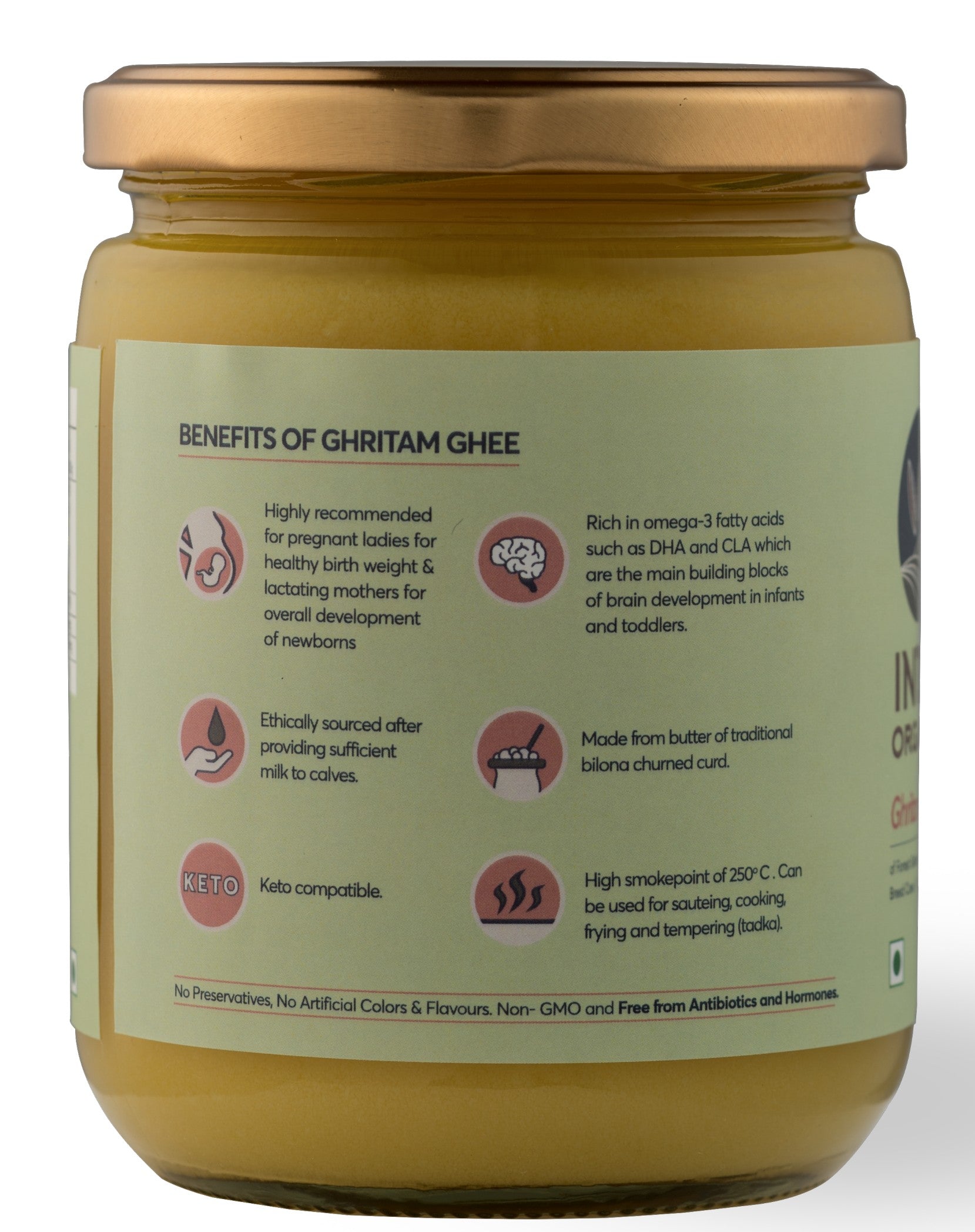 Desi Cow A2 Ghee - Ghee for Baby. Pure Desi Cow Ghee